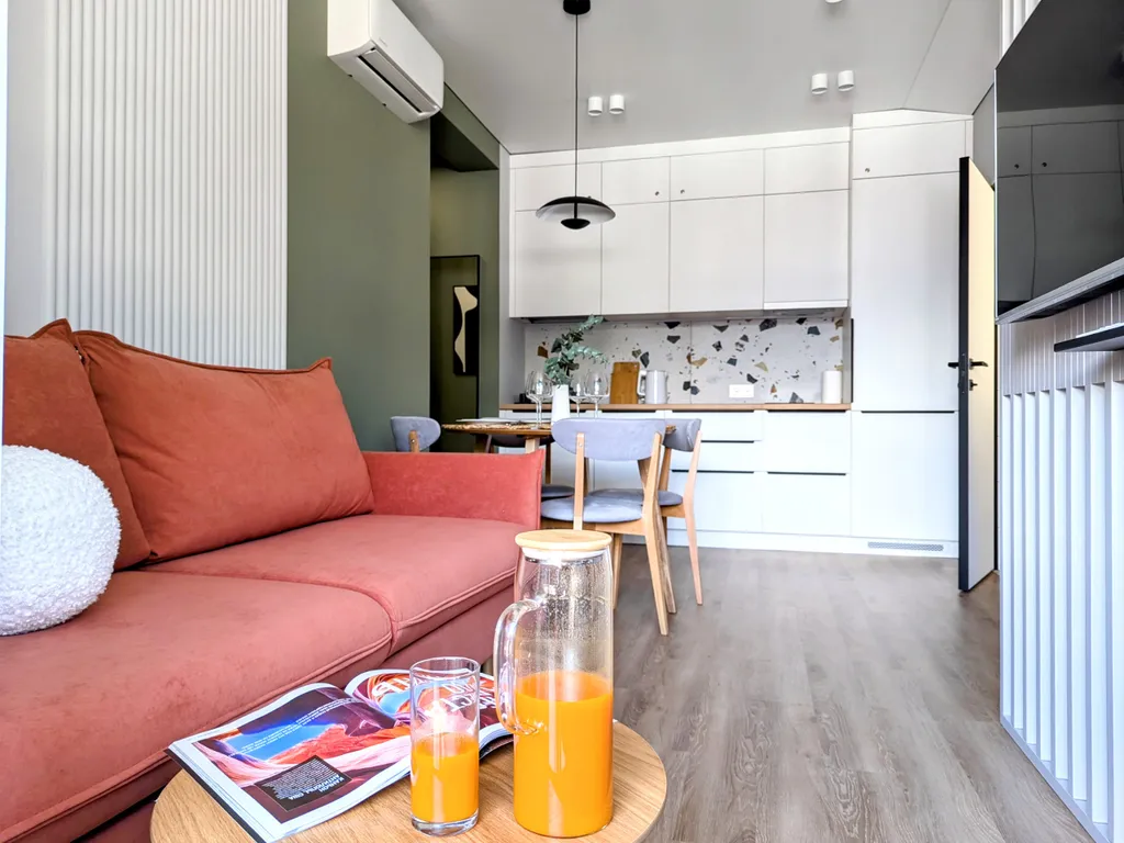 Новая квартира с видовым балконом и лыжной комнатой