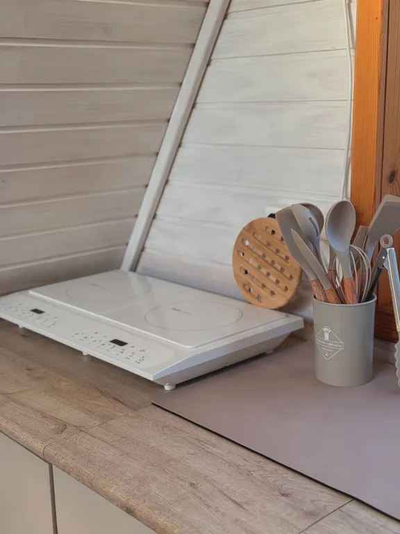 Коттедж Дом А-фрейм на берегу моря, бассейн, баня — Кучугуры