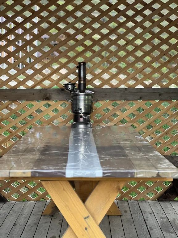 Дом в тихом уголке на вершине горы