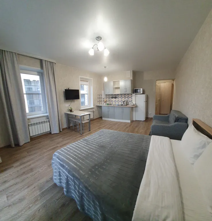 Уютная студия СЕРЕБРО у Модного Квартала в Центре