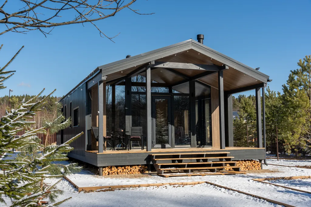 Коттедж Дом у леса с баней и чаном #2 — Семеновское