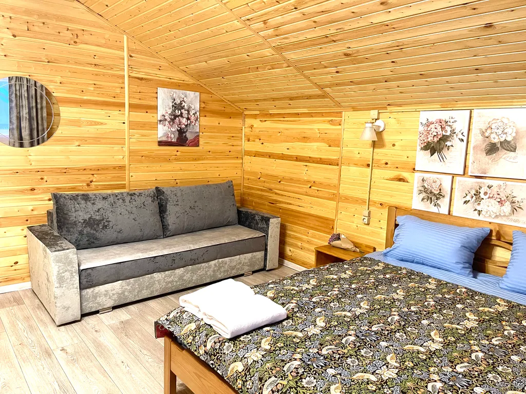 Дом-дача У Мишутки оливковый