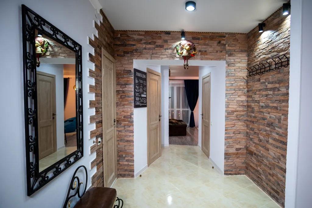 Апартаменты SkiDombay у ручья с видом на горы