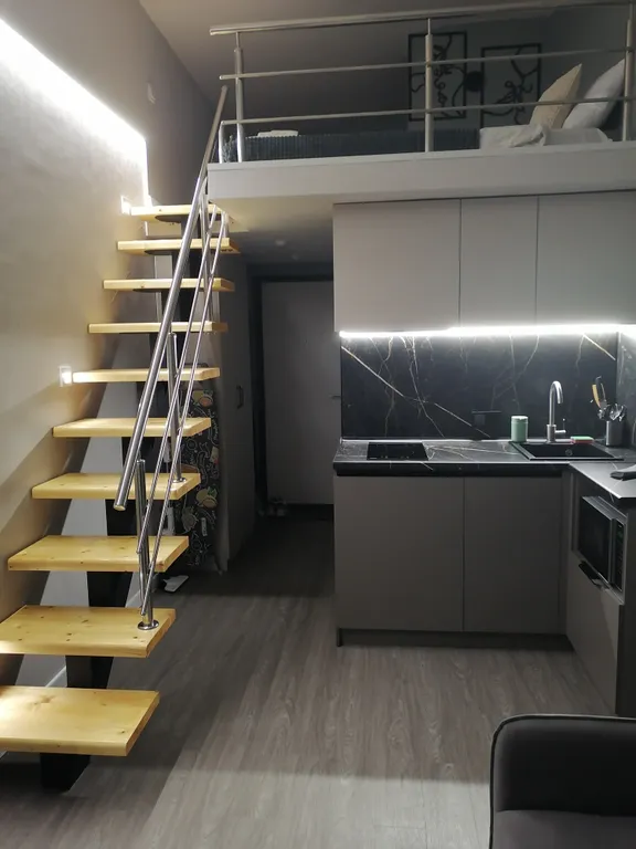 Квартира Квартира Двухуровневая студия с видом на море — Адлер