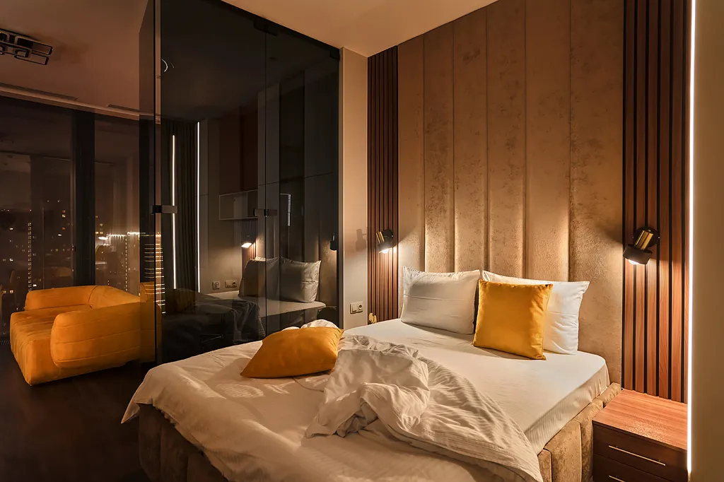 Квартира Квартира Апартамент Sunset — потрясающий вид, роскошь и комфорт в Москва-Сити — Москва