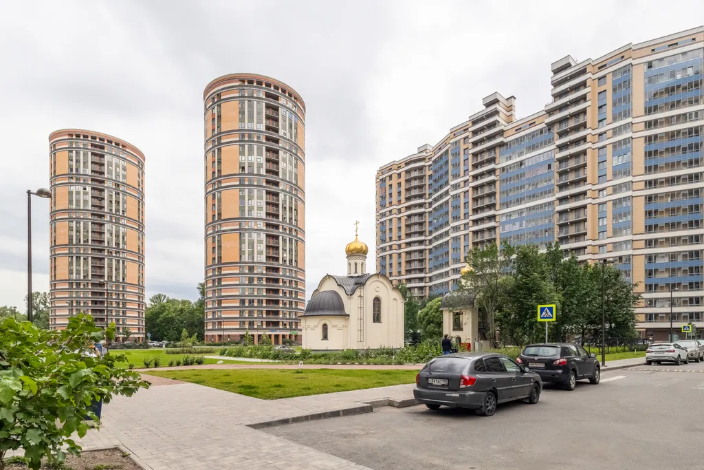 Квартира Уютная квартира в новом доме в 5 минут ходьбы от метро — Санкт-Петербург