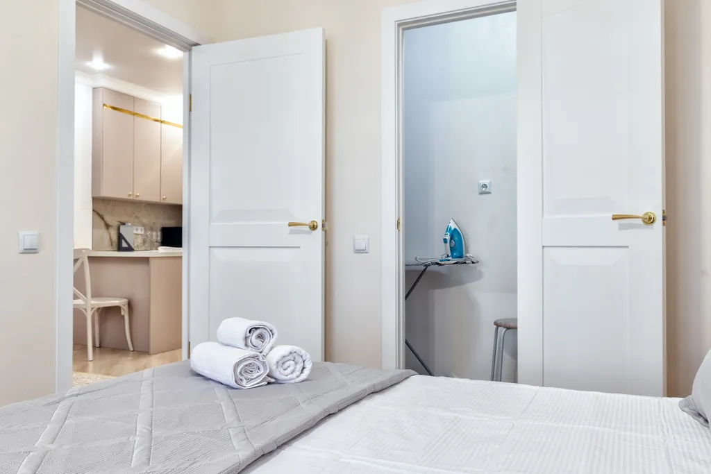 2-комнатная с видом на город возле набережной в старом центре Астаны