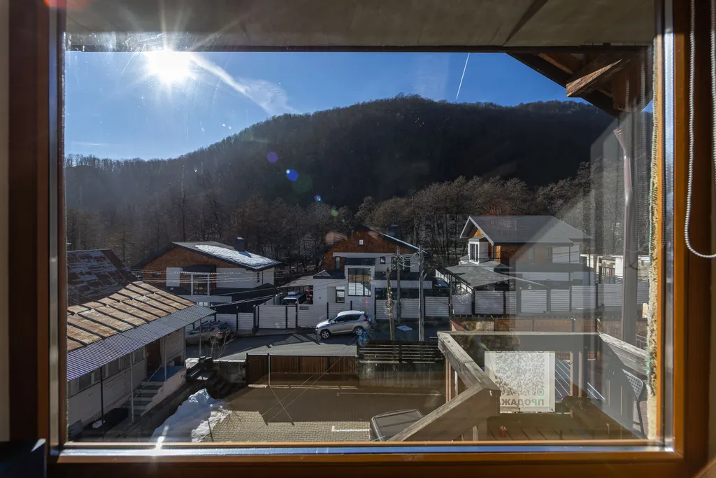 Уютная двухуровневая квартира в Красной поляне с видом на Ачишхо