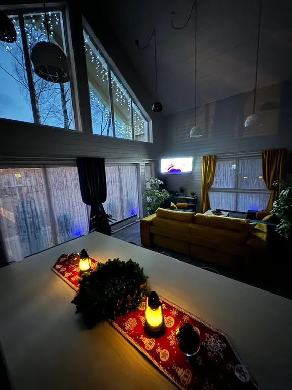 Семейный дом с баней в березовой роще