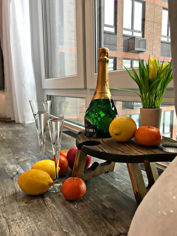 Квартира Квартира Романтичная студия с джакузи и подсветкой в самом центре — Нижний Новгород