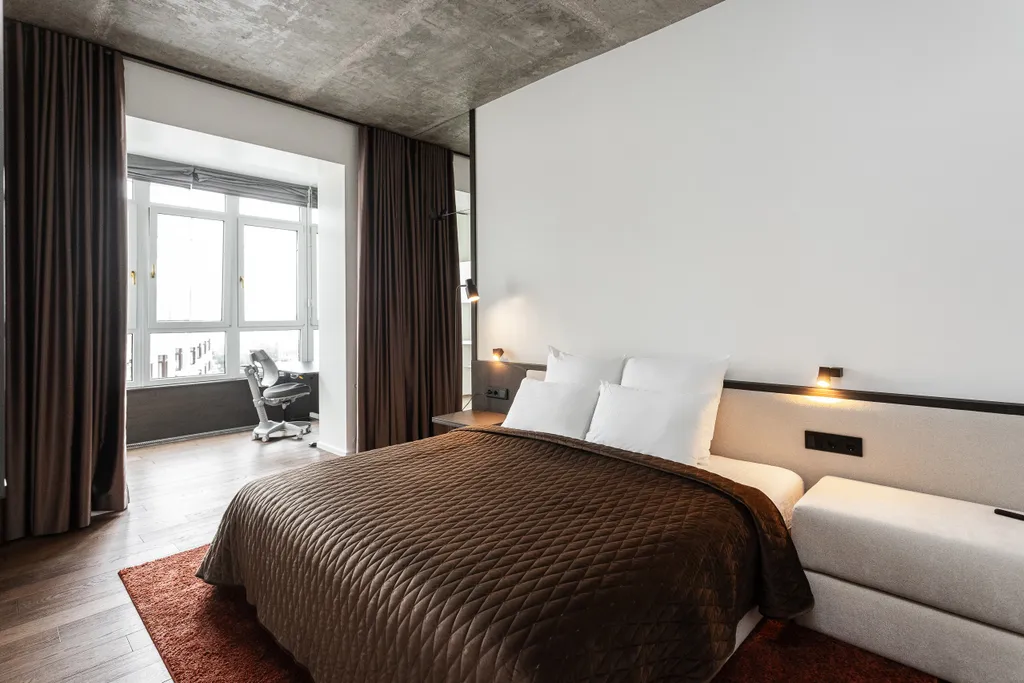 Квартира на первой береговой линии с видом на море в стиле лофт