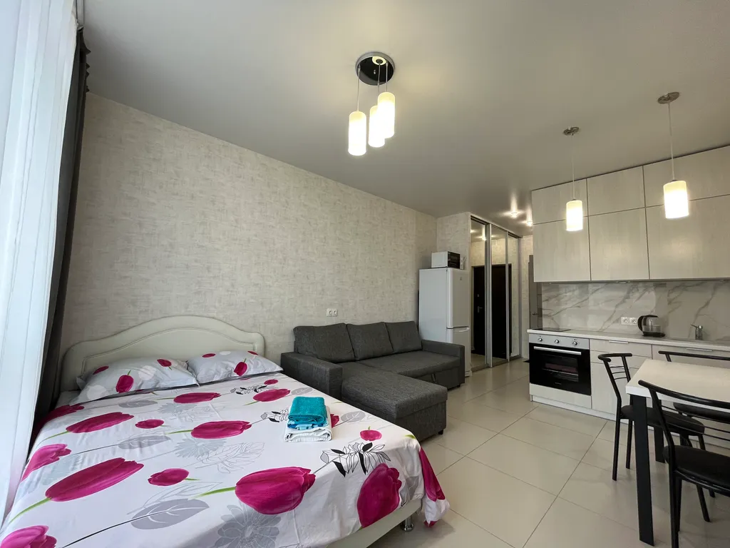 Комфортная студия в элитном доме, рядом парк Ангелов, автовокзал