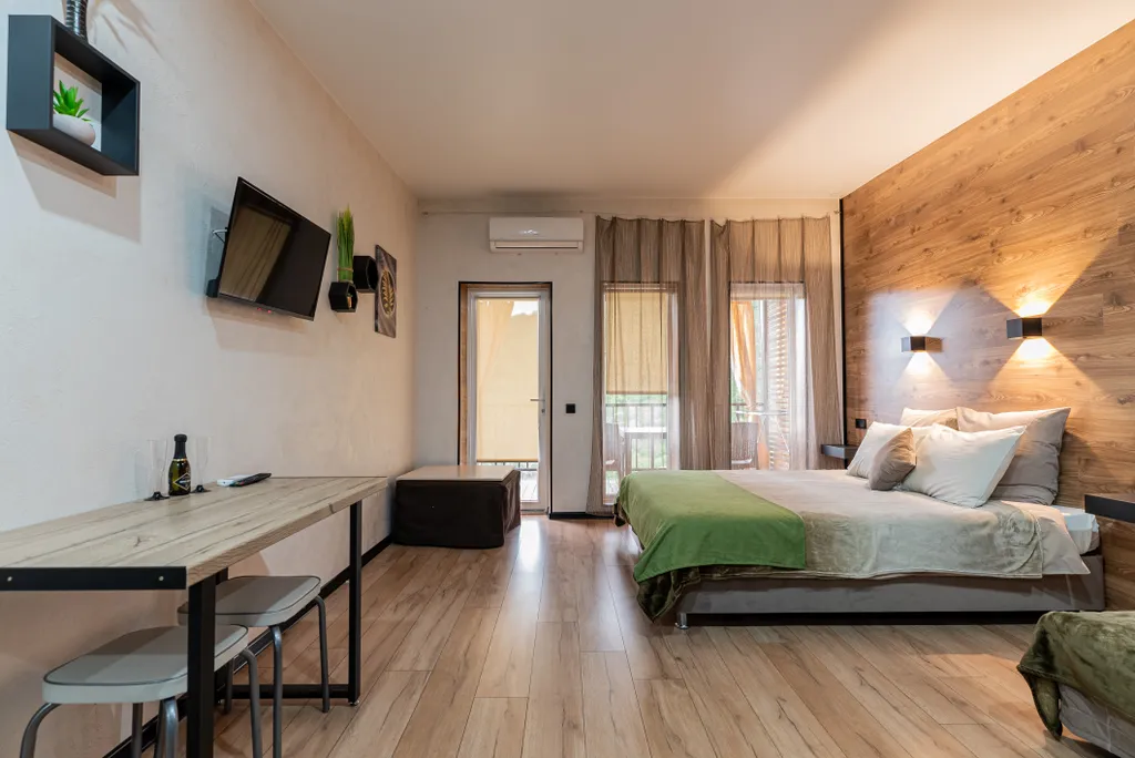 Апартаменты студия №3 с видом на горы