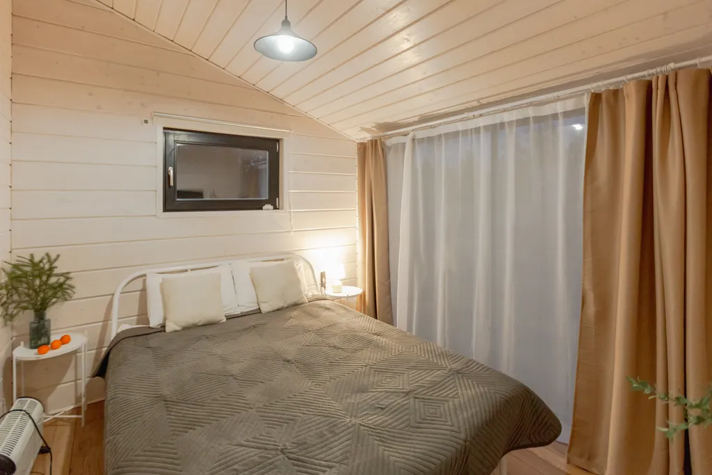 Уютный дом с сауной в лесу