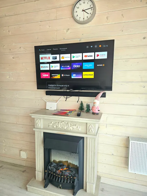 Коттедж Коттедж Шалаш с русской баней и банным чаном — Снегиревка