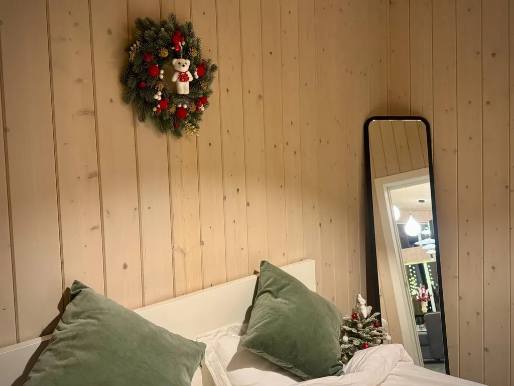 Новый домик с баней и камином