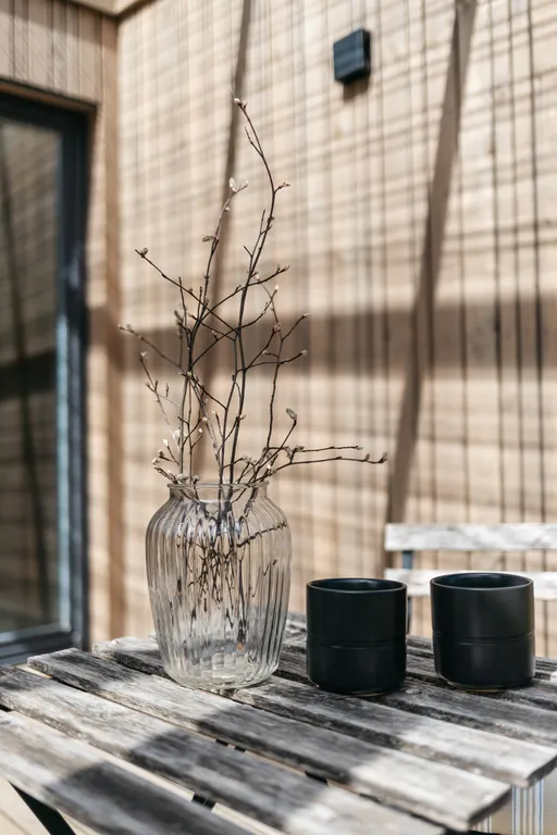 Уютный дом Японская куница с панорамными окнами с видом на лес