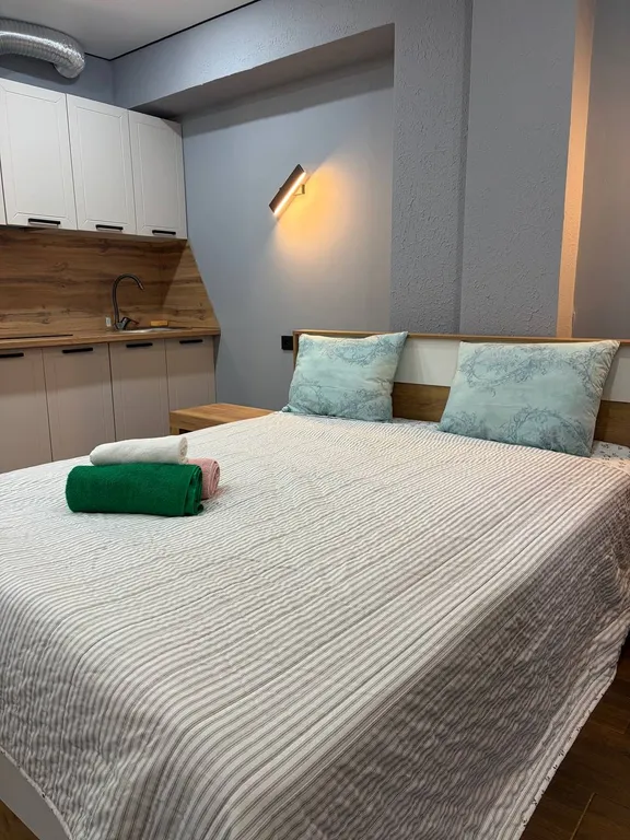 Студия в центре Домбая с видом на горы(у подъемников)