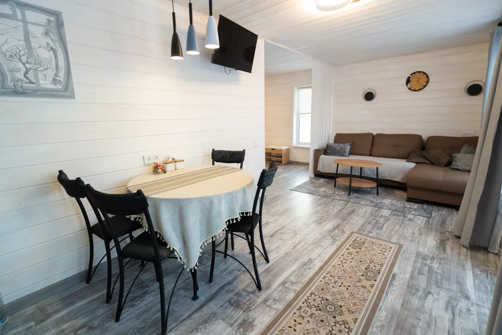 Уютный домик на берегу Ладожского озера с сауной и баней