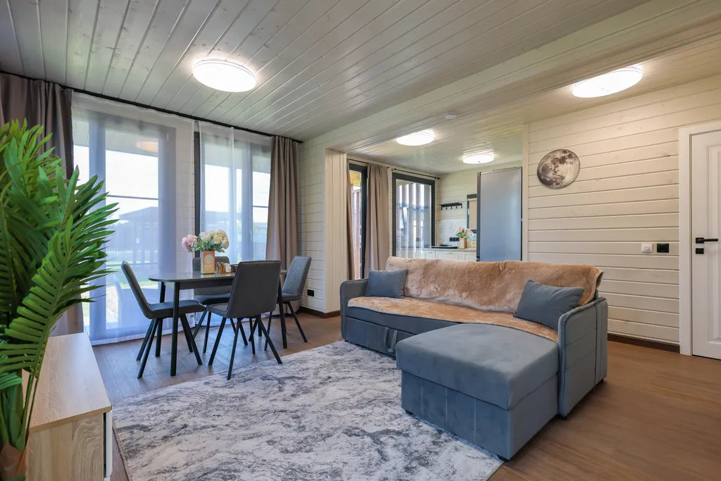 Коттедж Коттедж Ваша дача ЛУНА 6 в живописном месте, баня, фурако, беседка, мангал — Лопотово