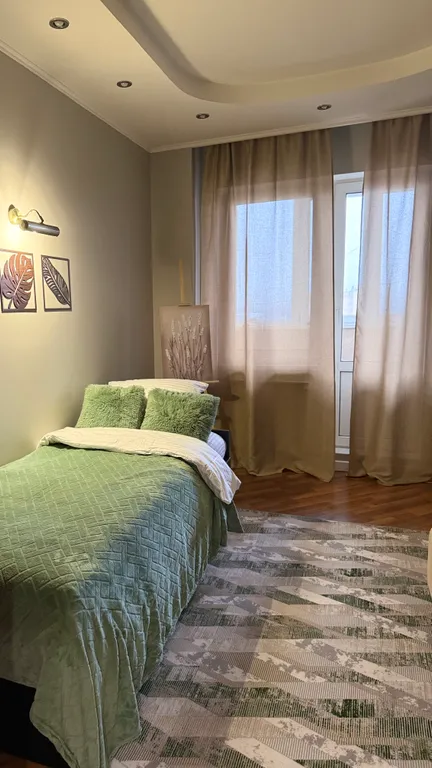 Уютная квартира на 10 этаже с красивым видом на город