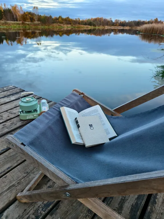 Видовой а-фрейм на берегу реки Нерль