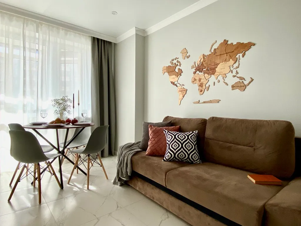 Уютная евро двухкомнатная квартира в ЖК Сердце Ростова