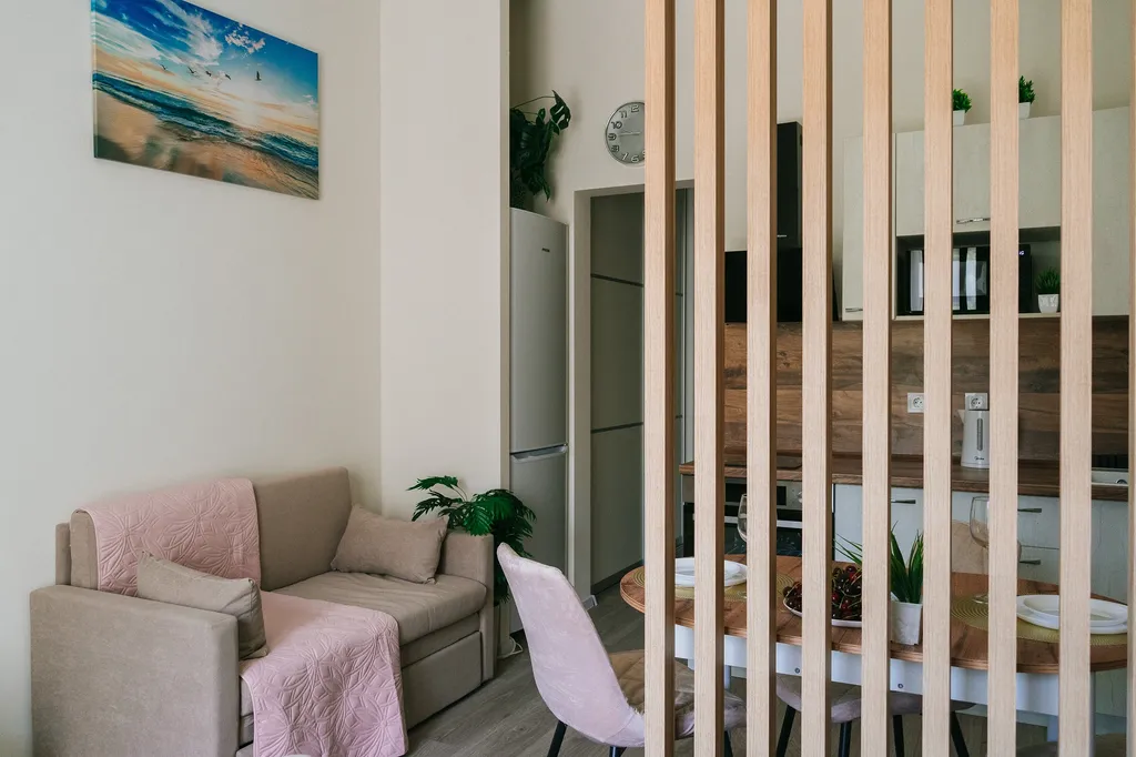 Квартира-студия с дизайнерским ремонтом