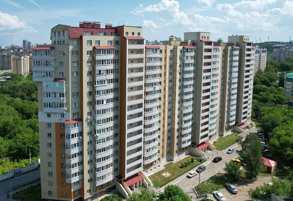 Квартира в центре с красивым видом на Волгу