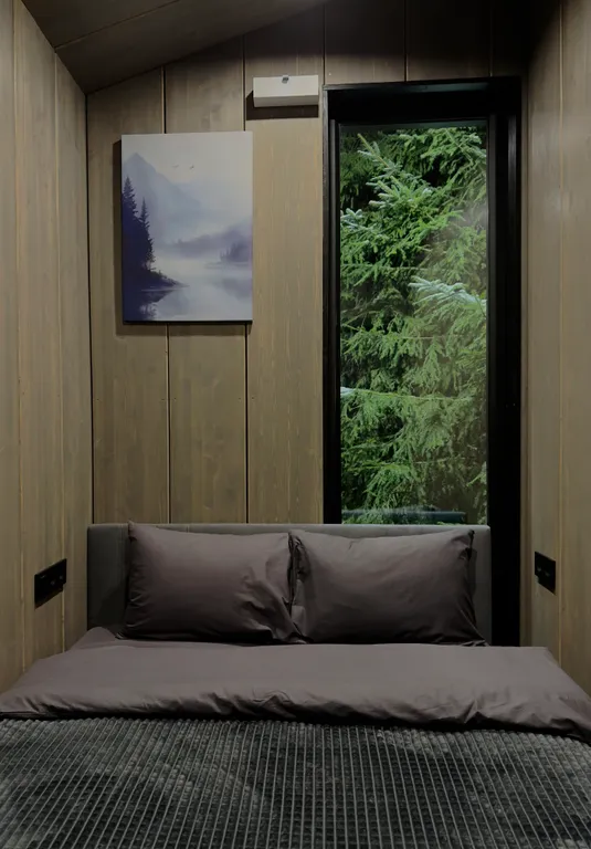 Коттедж Стильный дом в лесу с камином и купелью — Борисово