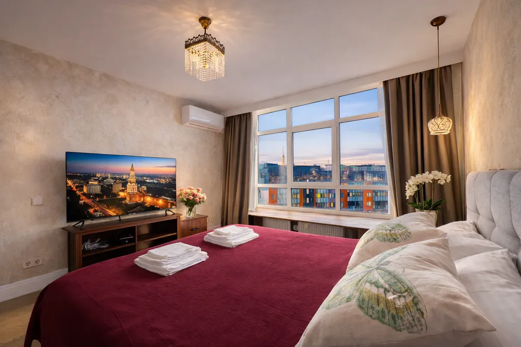 Квартира Квартира Просторный апартамент с террасой напротив Павловского парка — Пушкин