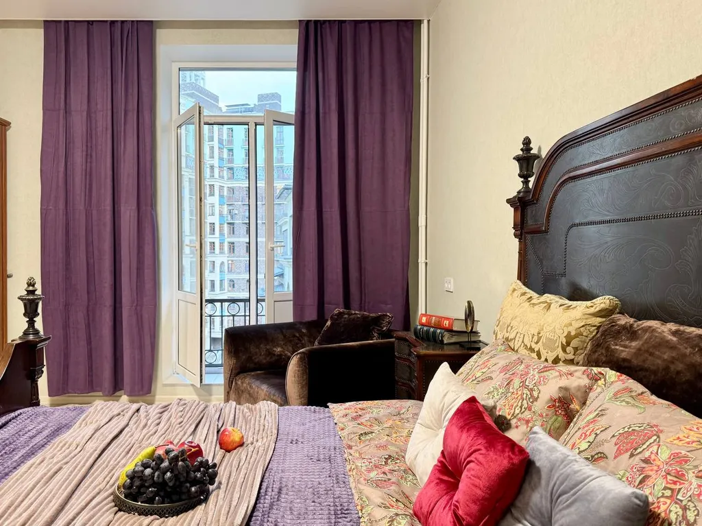 Двухкомнатная квартира с балконом в Лайково