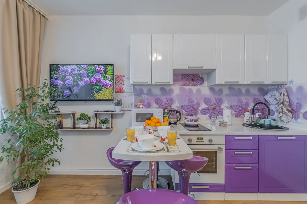 Уютная квартира-студия орхидея возле метро Девяткино