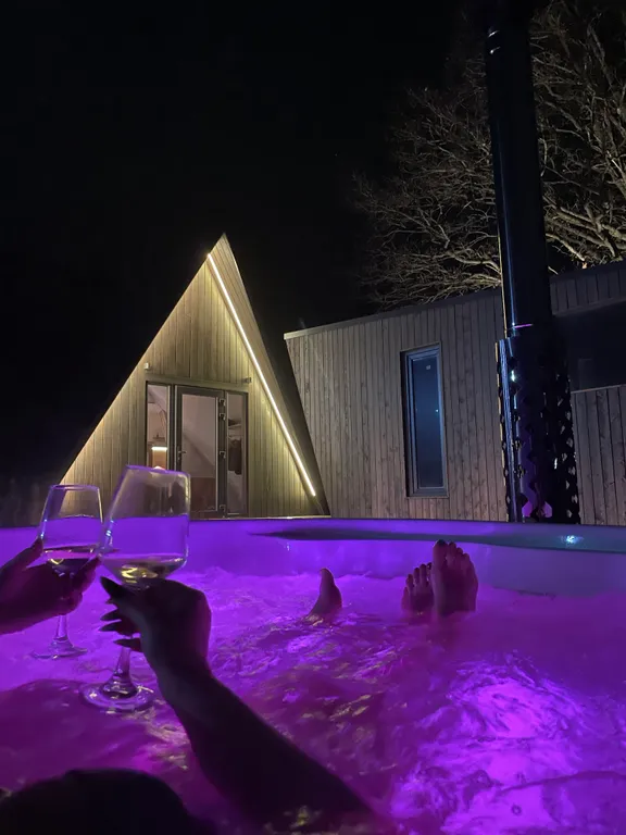 Треугольный дом в скандинавском стиле A-frame