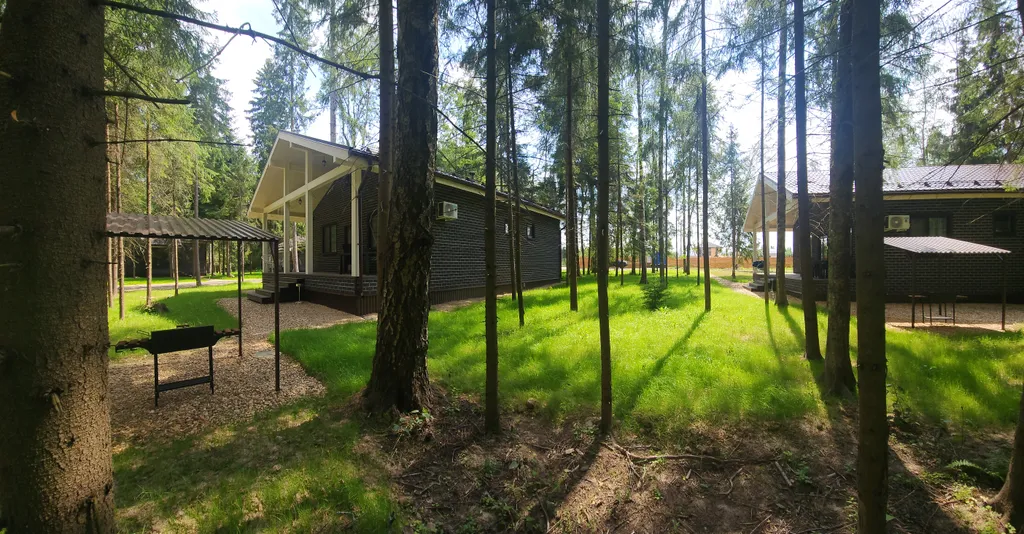 Коттедж Коттедж в Forest House с сауной в лесу — Никулино