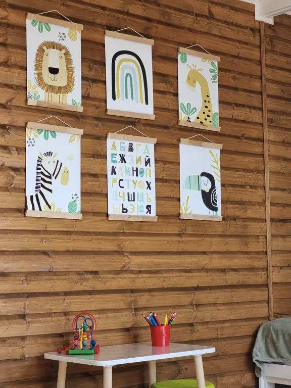 Просторный домик для семейного отдыха вблизи леса