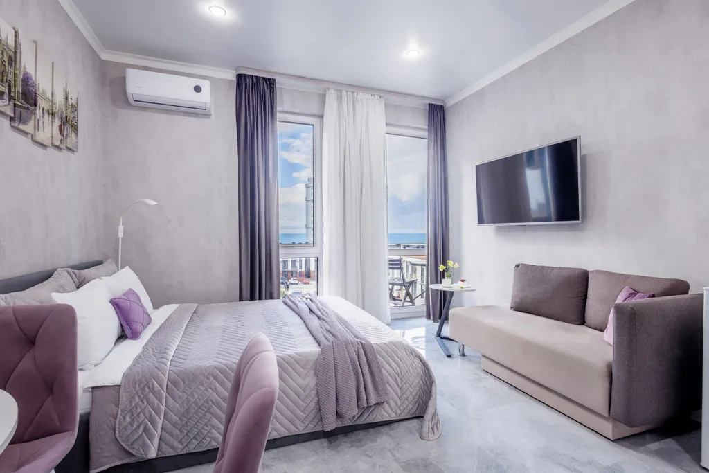 Квартира Студия в ЖК Касабланка с видом на море — аренда посуточно в Адлер