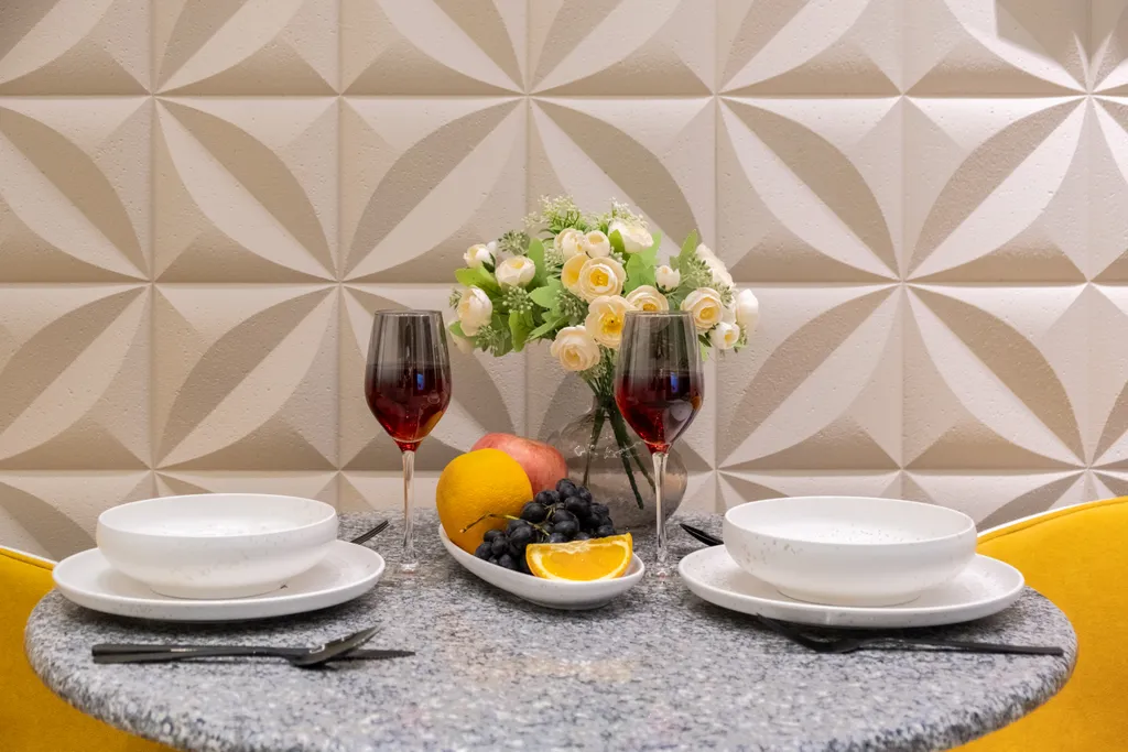 Стильная студия с прекрасным видом на город в U-Tower