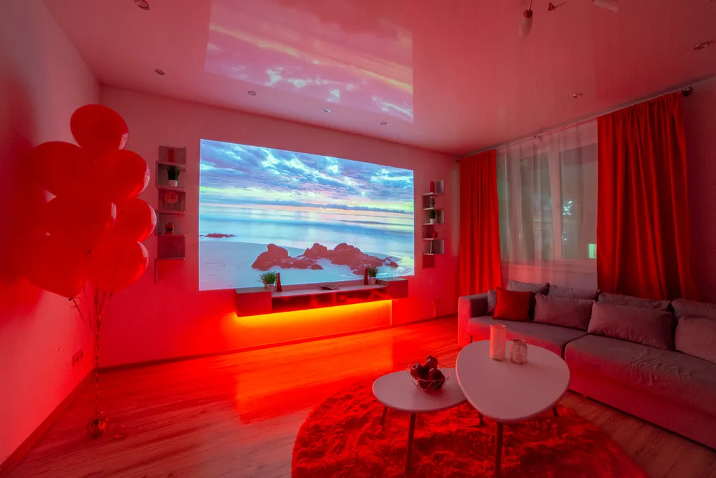 Красная вишня и голубика