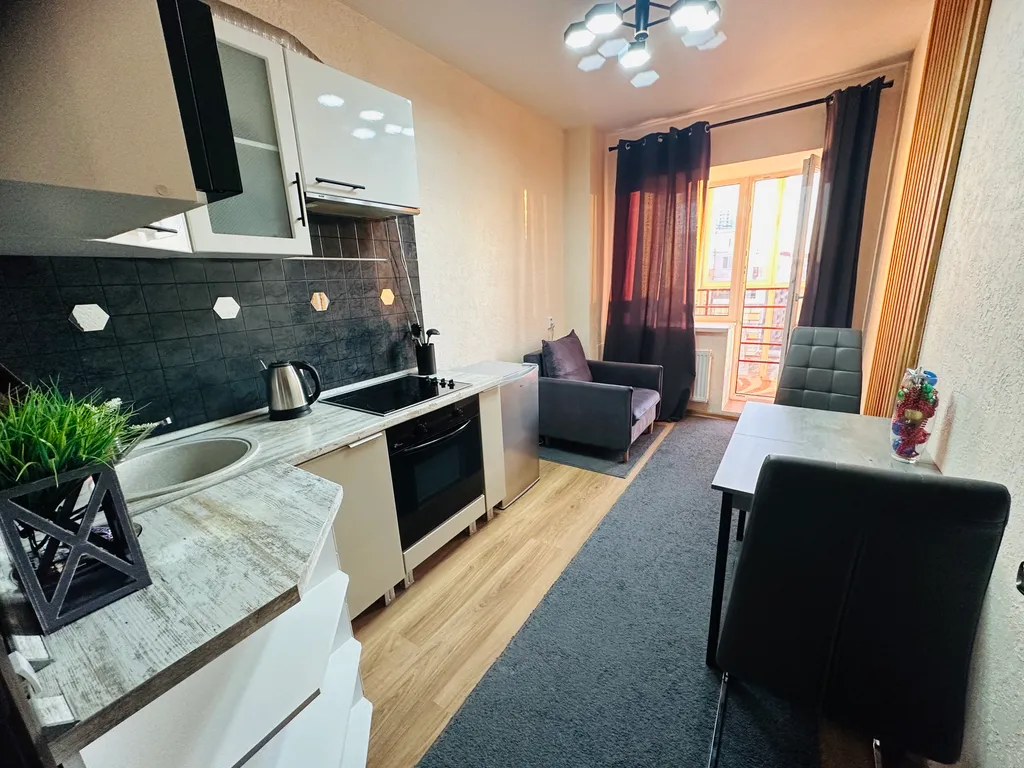 Однокомнатная квартира на Парковом у реки с кондиционером