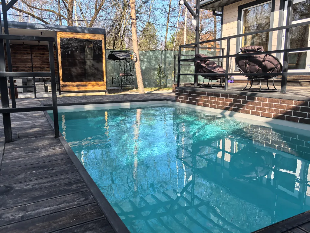 Дом с кедровой баней и термо-бассейном