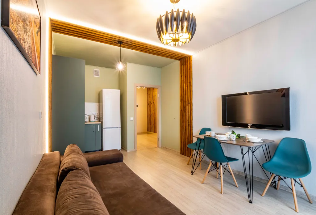 Евродвушка около метро Чкаловская для 4-х гостей