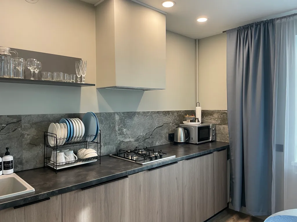 Квартира Квартира Сапфировый вечер с видом на кафедральный собор — Калининград