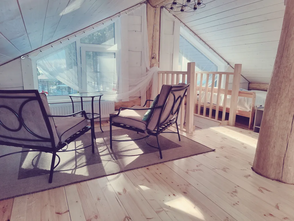 Коттедж Коттедж 70м на краю леса — Агалатово