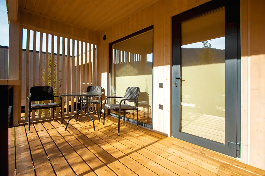 Домик с видом на Гуамское ущелье и выходом к бассейну