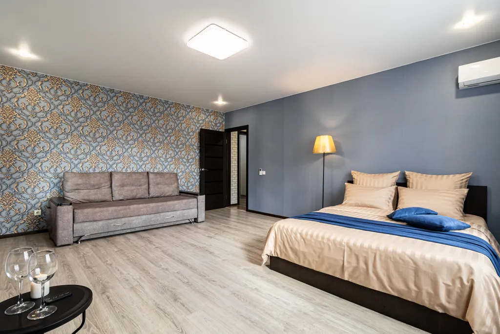 Уютная квартира с камином