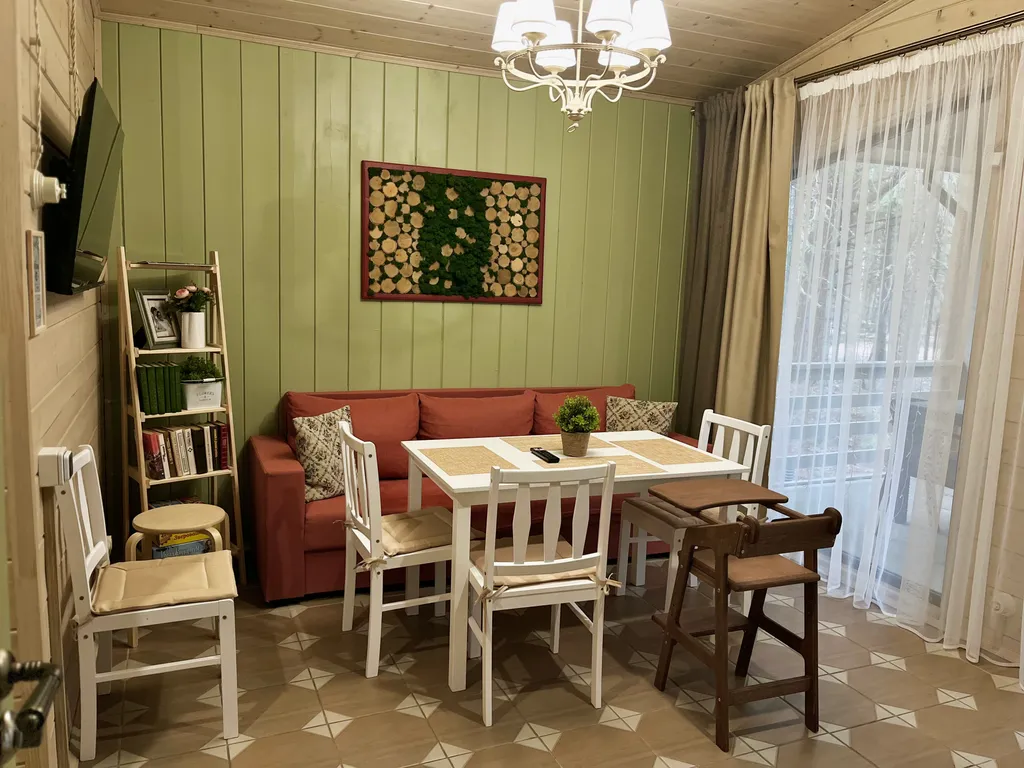 Коттедж Дизайнерский коттедж на берегу озера Волго на Селигере — Турбаза Чайка