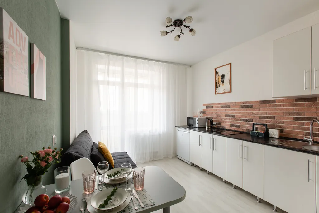 4 Угла: просторная 1К в ЖК Ривьера, Горького, 161