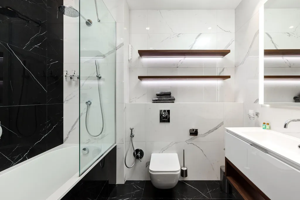 Топовый апарт на 53 этаже с двумя изолированными спальнями и двумя с/у