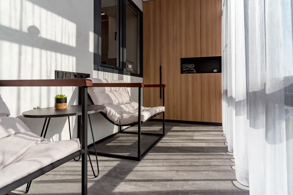 Дизайнерская лофт-студия с шикарным видом на город